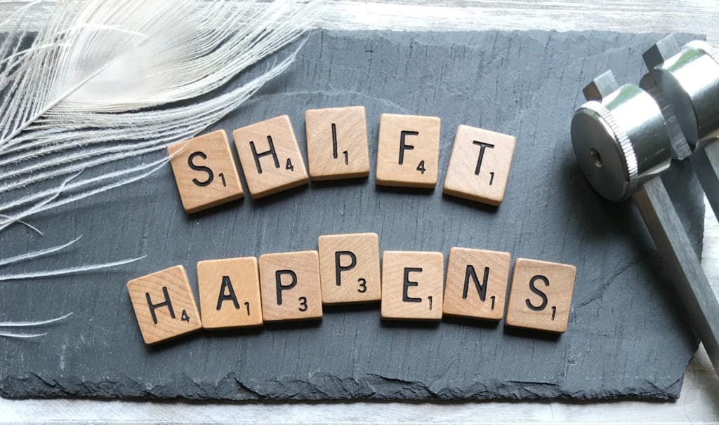 Shift Happens Buchstaben